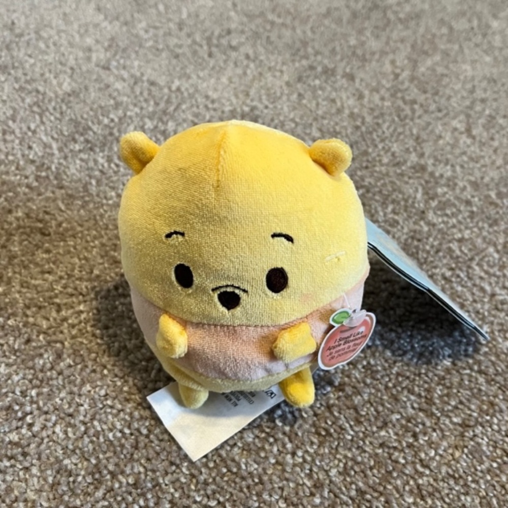 NWT Winnie the Pooh 4" Ufufy Disney Japan Plush